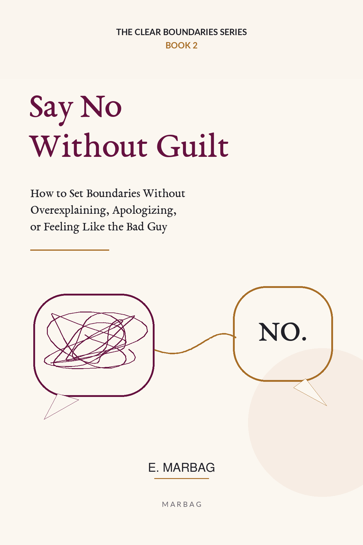 Say No Without Guilt book cover